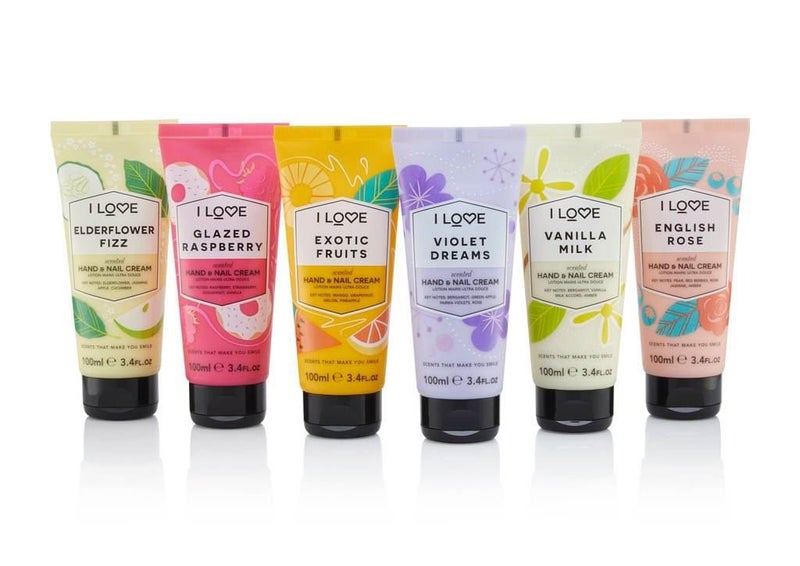 I LOVE Exotic Fruit Scented Hand and Nail Cream - Hand Cream for Dry Hands - Vitamin E, Coconut Oil, and Shea Butter - Silicone Free - 3.4 oz - Image 3