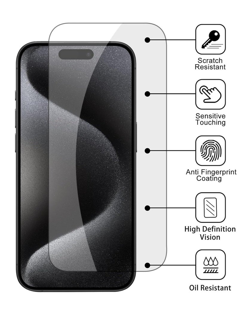 MUNTAQI --5 in 1 MagSafe compatible iPhone 14 Case, Clear Case [Military Grade Protection] with 2X Tempered Glass Screen and 2X Camera Lens Protectors, Shockproof and Air-guard Corners - Image 5