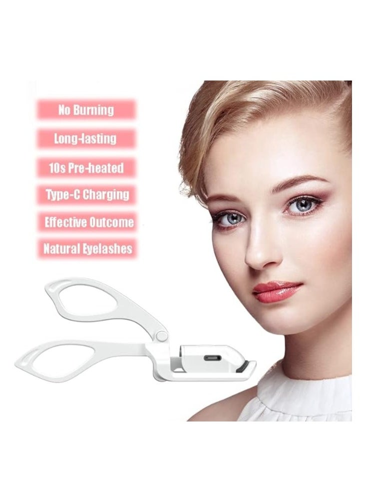 MIRFA Heated Electric Rechargeable Eyelash Curler With Silicone Heating Pads  - Image 3