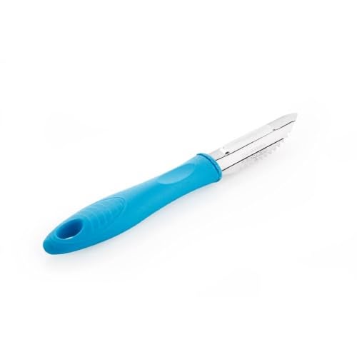 Crystal MKA-009 Sleek Peeler and Scraper | Surgical Steel Blade | Ideal for Fruits & Vegetables | Multicolour - Image 1