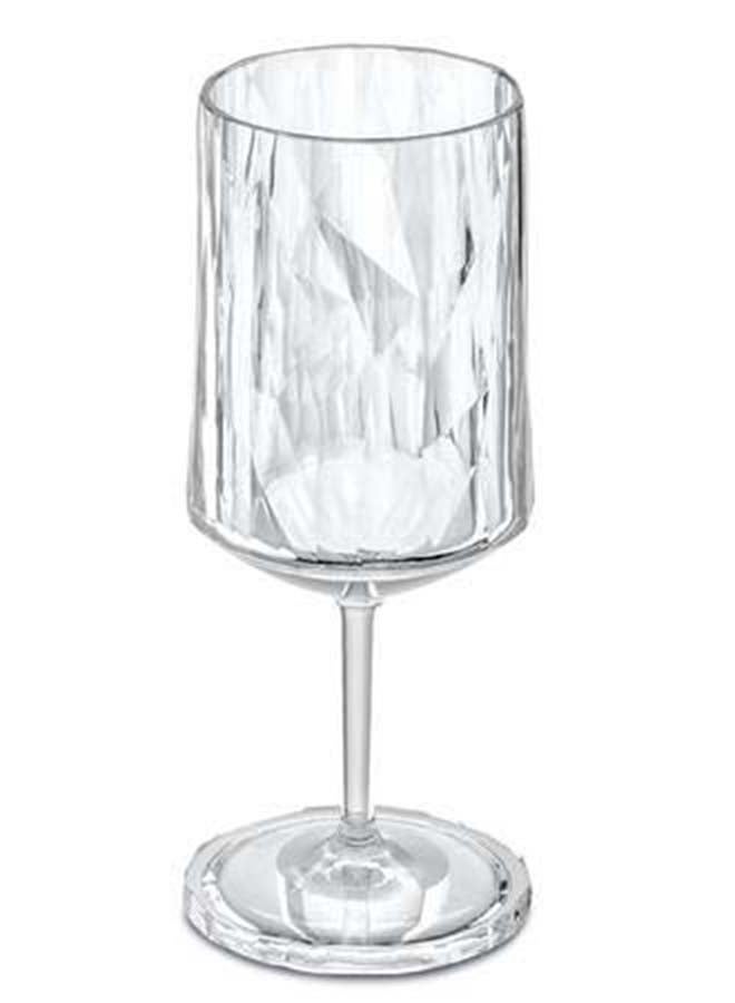 Koziol Classic Wine / Cocktails Glass Transparent Club No 4 410ml, Polycarbonate (Pack of 4) - Image 2