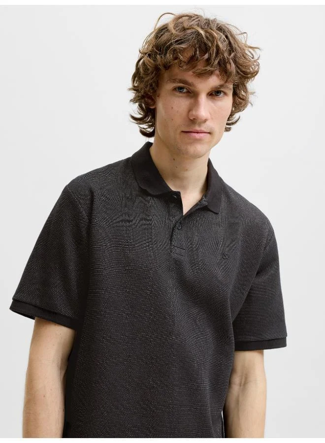 JACK & JONES  Solid Regular Fit Polo for Men | Best Price UAE