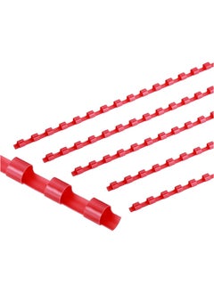 ATLAS 100-Piece Plastic Binding Combs 6mm Width Red  - Image 2