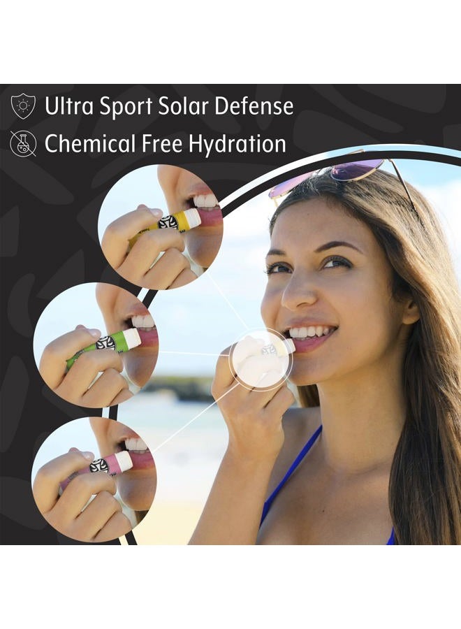 Headhunter Sport Chapstick Sunscreen SPF 30, Natural Mineral Waterproof Lip Balm For Sun Protection, Ultra Solar Defense - Reef Safe Sunblock Chap Stick, 3 Flavors - Coconut, Pineapple, Mango (3 Pack) - Image 4