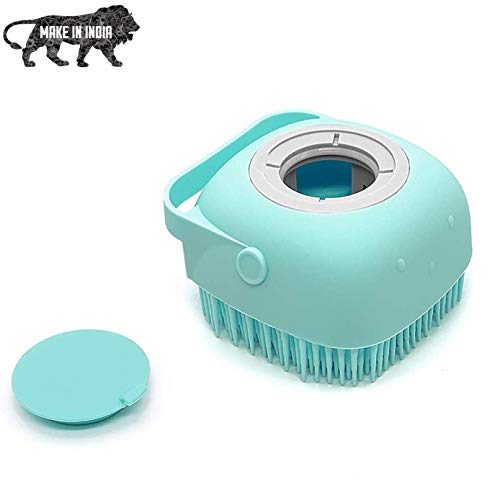 Perfect Pricee Bath Body Brush Silicone body scrubber Soft Bath Body Brush with Shampoo Dispenser - Skin Massage shower brush for men women kids unisex (Multicolor) (2 PCS) - Image 1