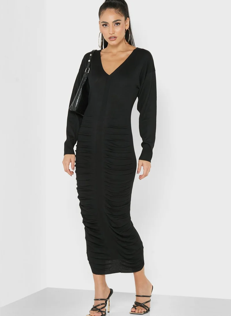 Missguided Tall Ruched Dress