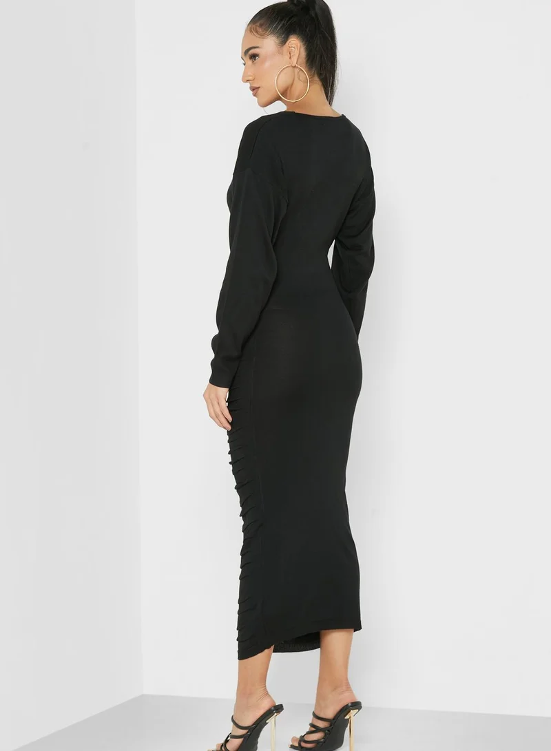 Missguided Tall Ruched Dress