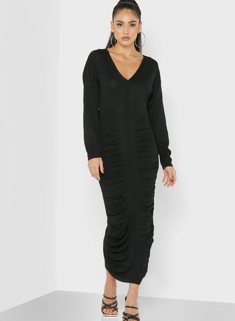 Missguided Tall Ruched Dress