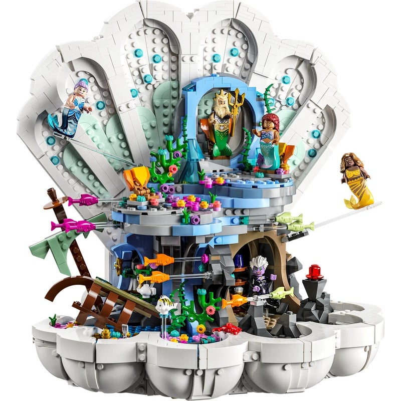 LEGO - The Little Mermaid Royal Clamshell 1808 Pieces - 43225 - Image 2