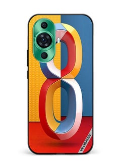 Protective Case Cover For Huawei nova 11 Pro Number 8 Design Multicolour