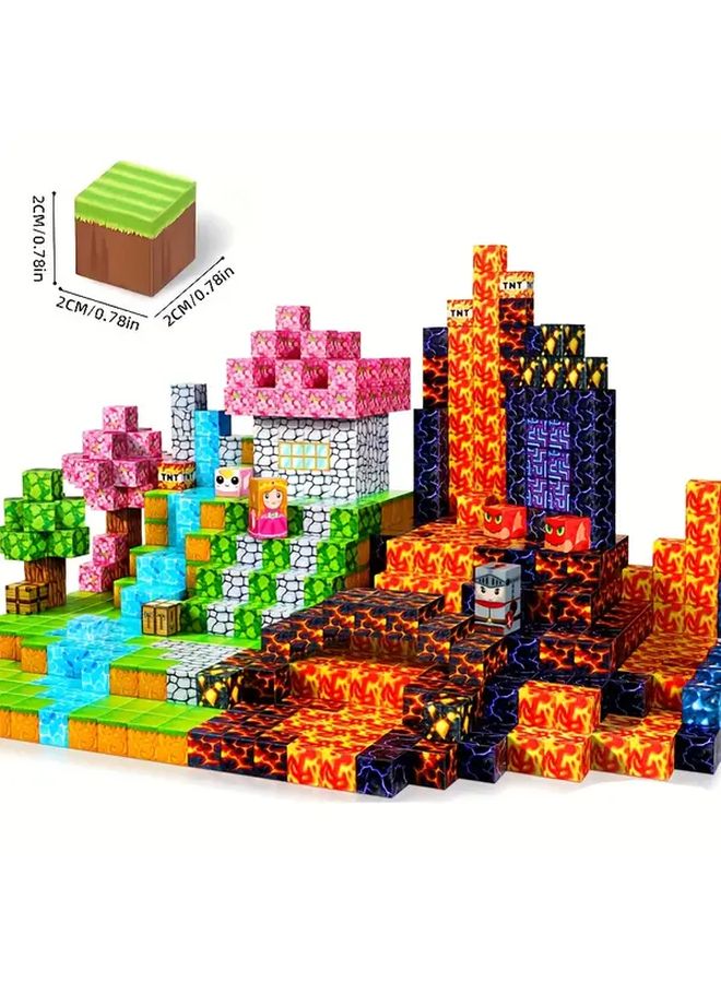 100pcs Magnetic Building Blocks STEM Toy for Kids Ages 3 Plus - Image 1