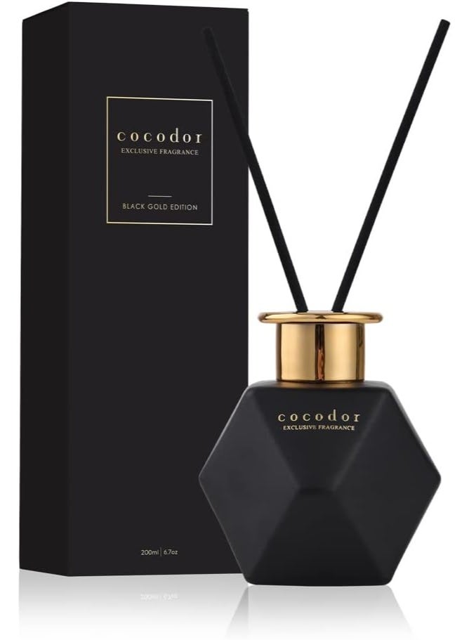 كوكودور معطر أعواد بلاك غولدن / مسك أبيض / 6.7 أونصة (200 مل) / ديكور للمنزل والمكتب، عطور وهدايا، علاج عطري، هدية عيد الأم - Image 1