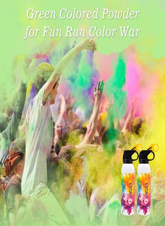 PEMUISE Colorful Corn Powder 2Pack Smoke Fire Extinguisher Gender Reveal Smoke with Power for Party Green Powder Smoke Colored Powder for Boy or Girl Birthday Wedding Baby Shower Color Run Party Supplies - Image 3