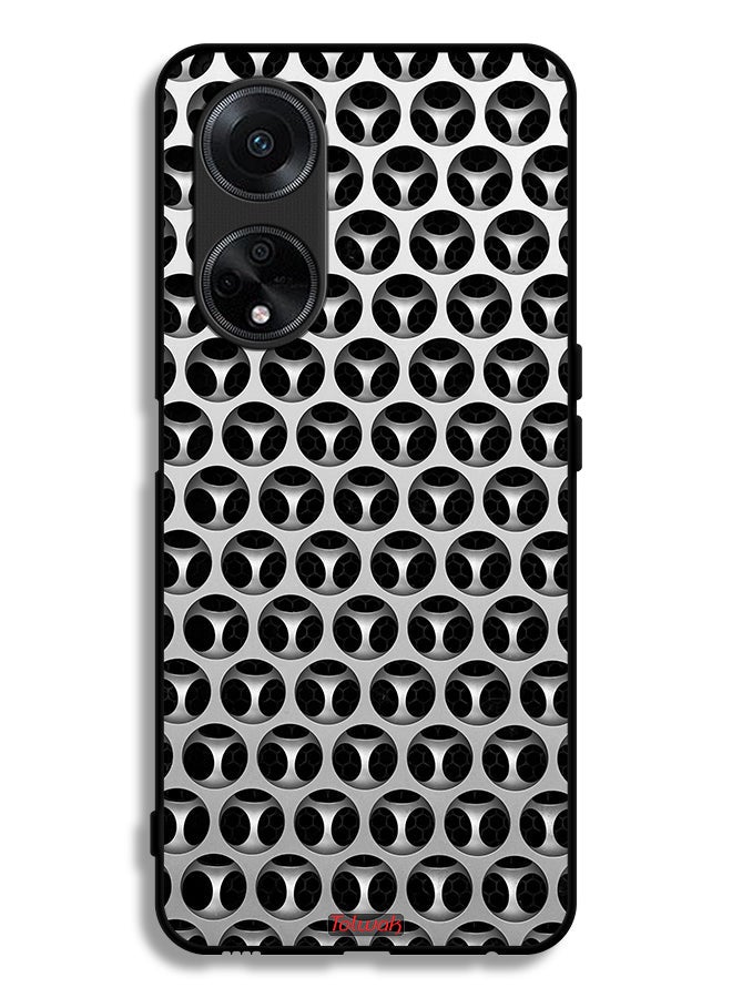 Tolwak Oppo A1 5G Protective Case Cover Horology Hands Pattern - Image 1