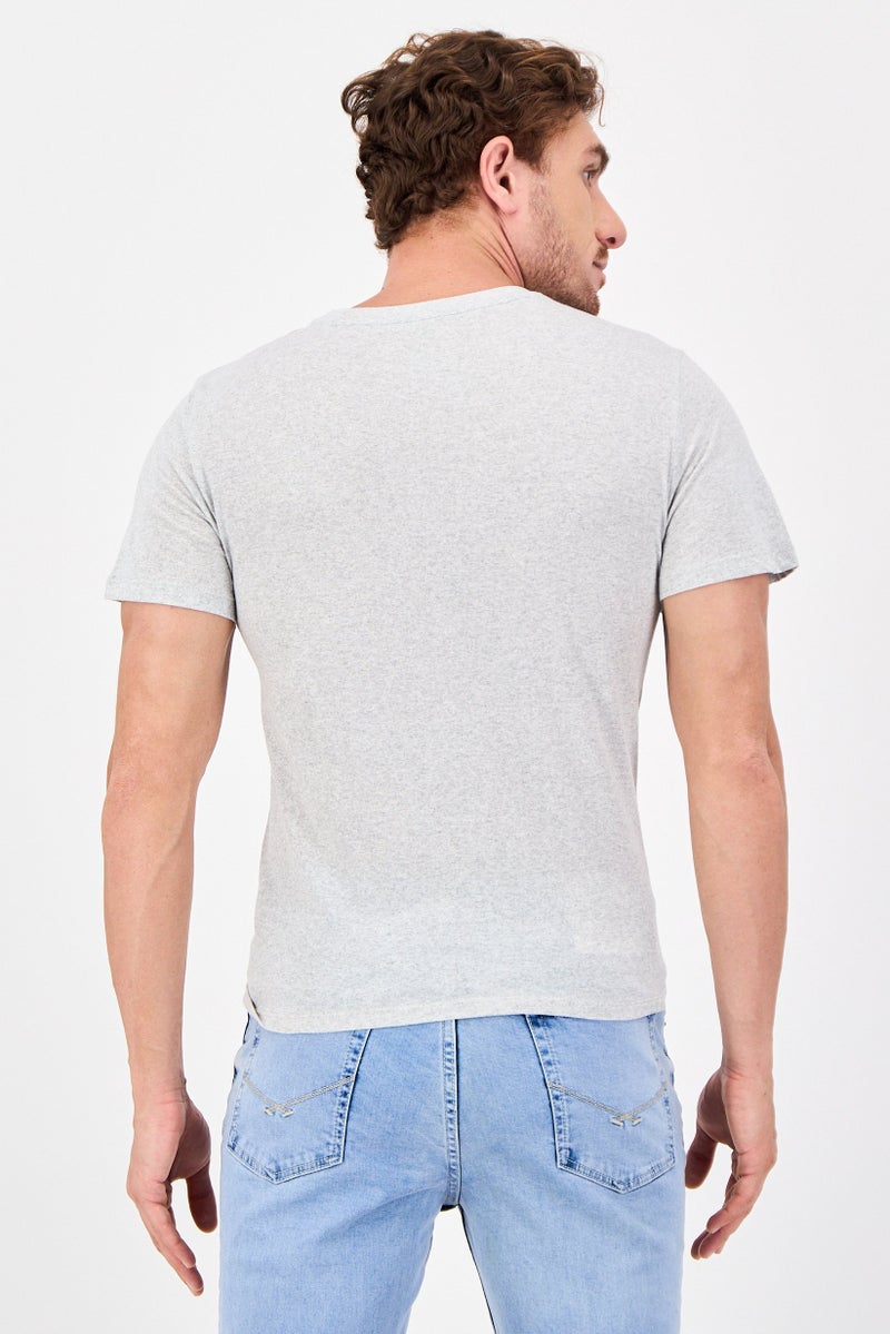 Frye Men 4 Pieces Crew Neck Short Sleeve Brand Logo T-Shirt, Multicolor - Image 5