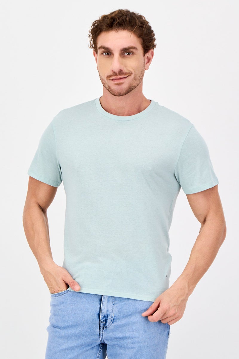 Frye Men 4 Pieces Crew Neck Short Sleeve Brand Logo T-Shirt, Multicolor - Image 4