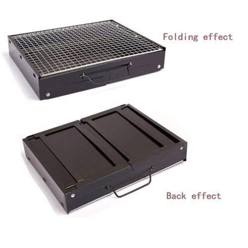 LOMESH LOMESH BBQ Barbecue Stove Portable Charcoal Foldable Portable Grill Outdoor Black Carbon Steel Tandoor Without Stick - Image 4