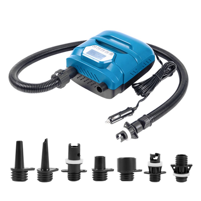 Electric Air Pump 150W 70L/min Airflow Auto-Off Function - LED Display Button Control Dual-Purpose Inflator Deflator for Outdoor Water Sports Vehicle Storage - Image 1