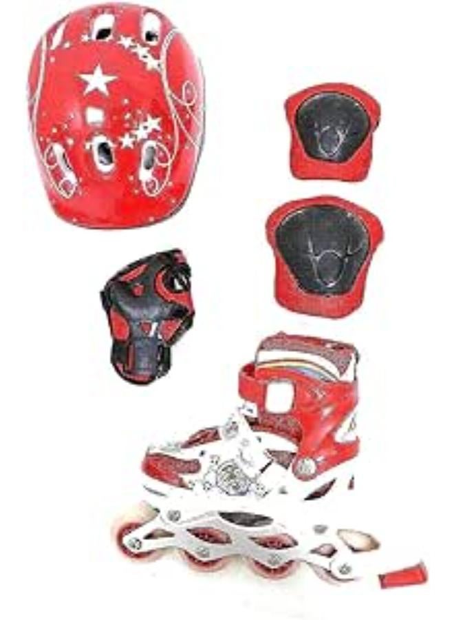 Skate Shoes for Kids with Protect Set, Size 31-34, 4262 
