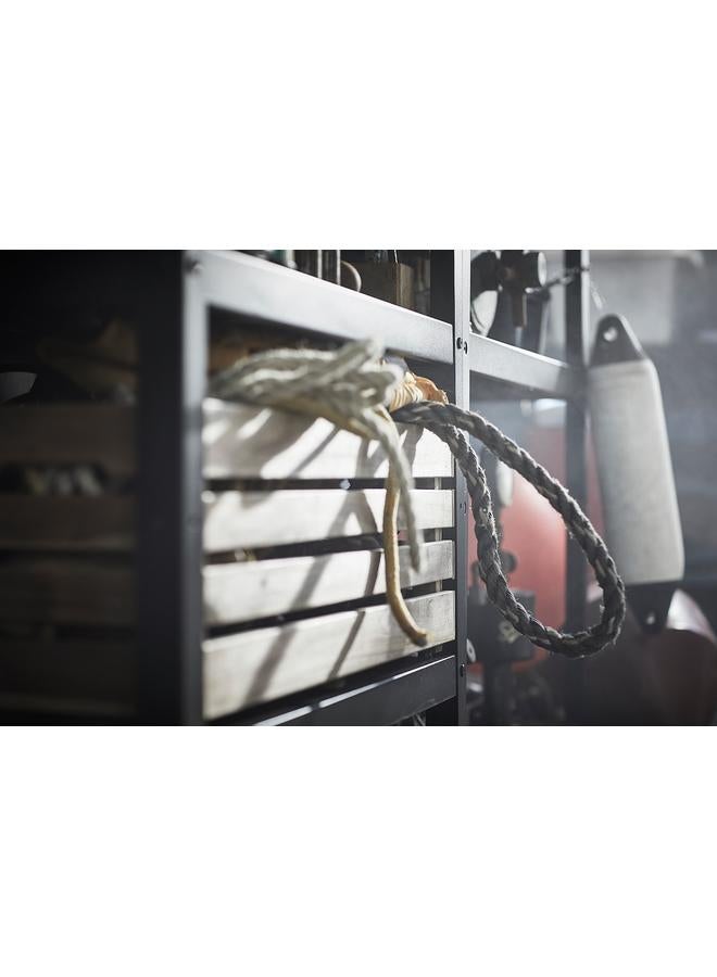 زبون رف، أسود، 84×39 سم - Image 3