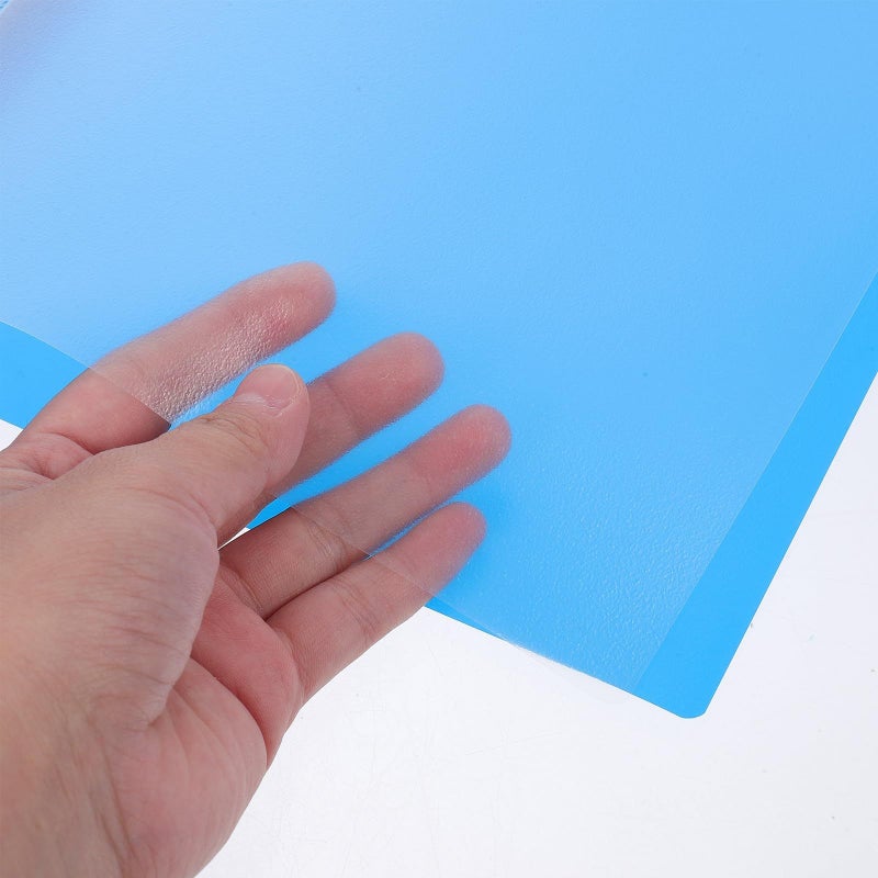 15pcs A4 Plastic File Folder Organizer Set With Cover Protector For Paper And Music Score Storage In Blue - Image 5