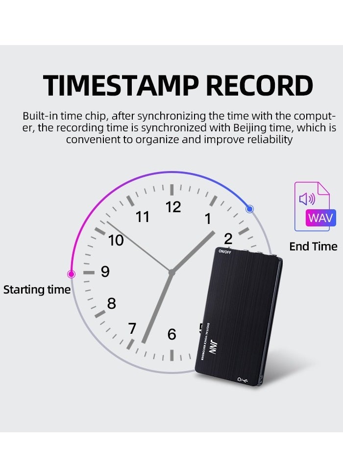 Topcore - 16GB Mini Digital Voice Activated Recorder with USB Charger, Capacity 320 Hours of HD Recording with Playback, 70 Hours Battery Time at Full Charge - Image 1