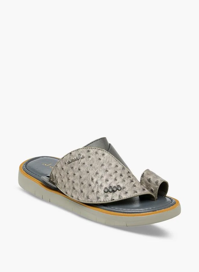 Al Waha Men Toe Loop Detail Arabic Sandals
