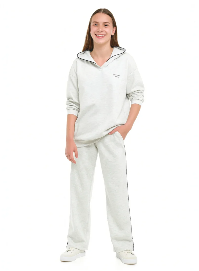 victor and jane Girls’ Hoodie &amp; Wide-Leg Pants Set