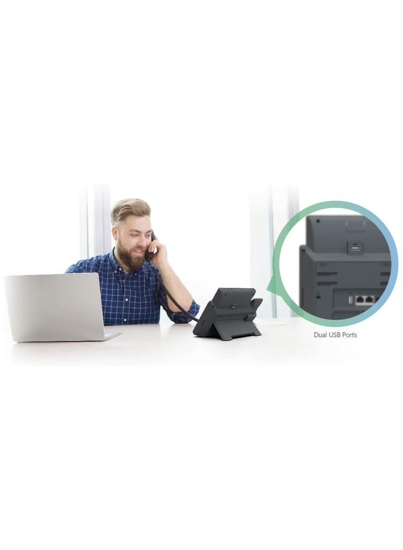 Yealink SIP-T48U Advanced IP Power over Ethernet Corded Phone with Optima HD Voice Technology - Image 3