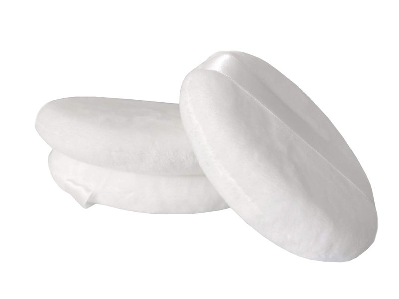 Topwon Powder Puff for Body Baby 5 Inch Extra Large Jumbo Size Use for Dusting Powder or Blending Setting Makeup Foundation 3 Pieces