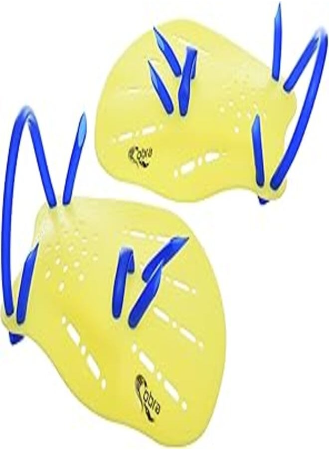 Yellow Yellow Spirit Hand High Quality Hand Paddles For Swimming Large Size - Yellow 
