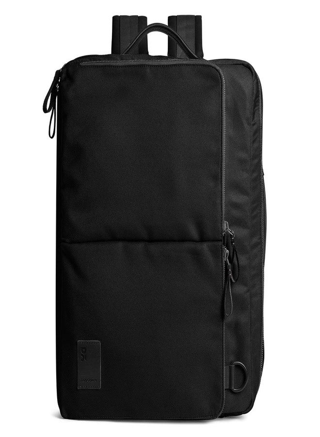 دايلي أوبجيكتز حقيبة ظهر ميريديان متعددة الاستخدامات من ديلي أوبجكتس، لون أسود فضائي، قابلة للتحويل (حقيبة ظهر + حقيبة أعمال) (16 لترًا) | مصنوعة من مواد معاد تدويرها بنسبة 100% | تتسع لأجهزة الكمبيوتر المحمولة حتى 16 بوصة | حقيبة ظهر خفيفة الوزن | حقيبة متعددة الاستخدامات مزودة بحزام لعربة السفر - Image 1