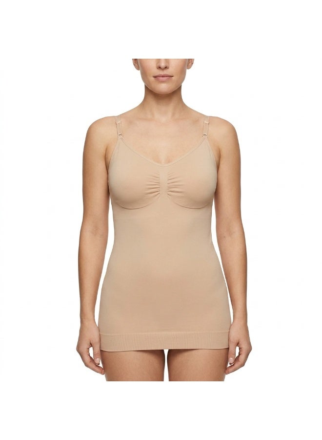 Shappex Seamless Women’s Camisole with Built-In Support – No Padding, Wireless Comfort, Adjustable Straps, Breathable Stretch Fabric, Tummy Smoothing Tank Top for Everyday Wear - Image 1