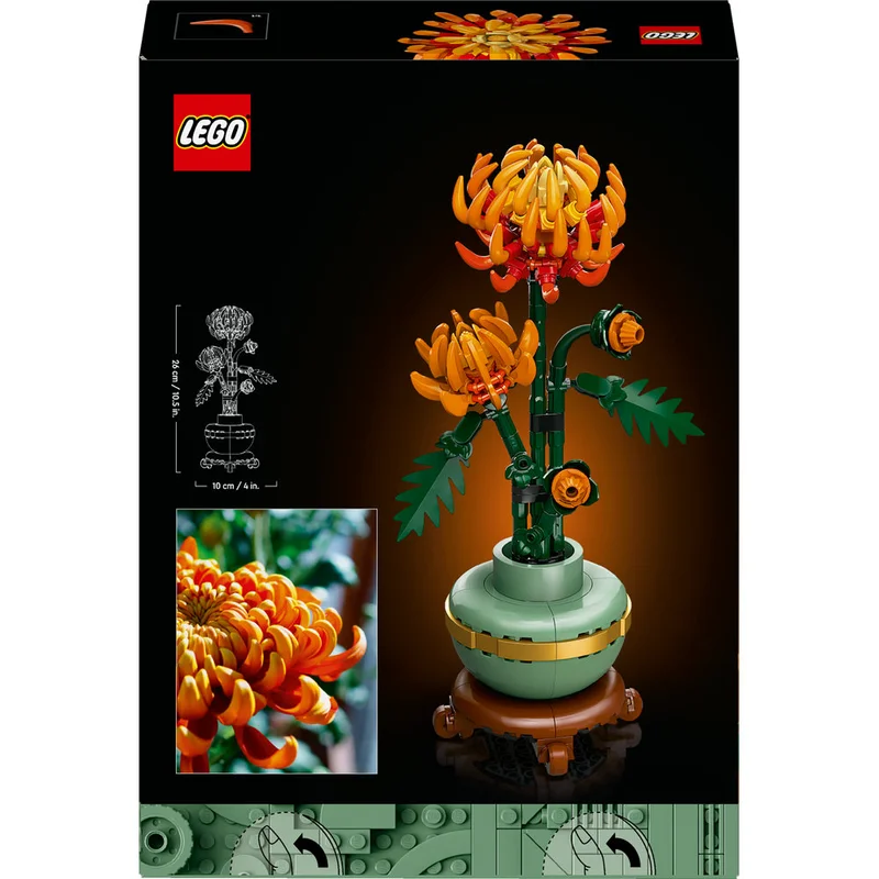 LEGO Botanicals Chrysanthemum Flower Decor Building Set 10368 (278) Pieces