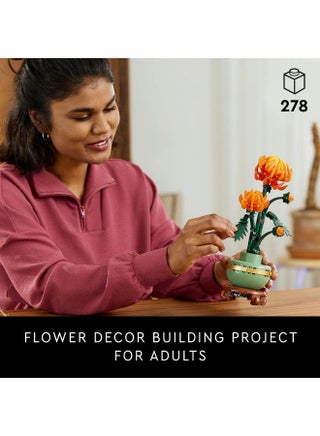 Botanicals Chrysanthemum Flower Set for Adults 10368 (Age 18+, 278 Pieces) - view 3