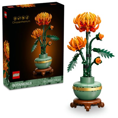 LEGO Botanicals Chrysanthemum Flower Set for Adults 10368 (Age 18+, 278 Pieces)