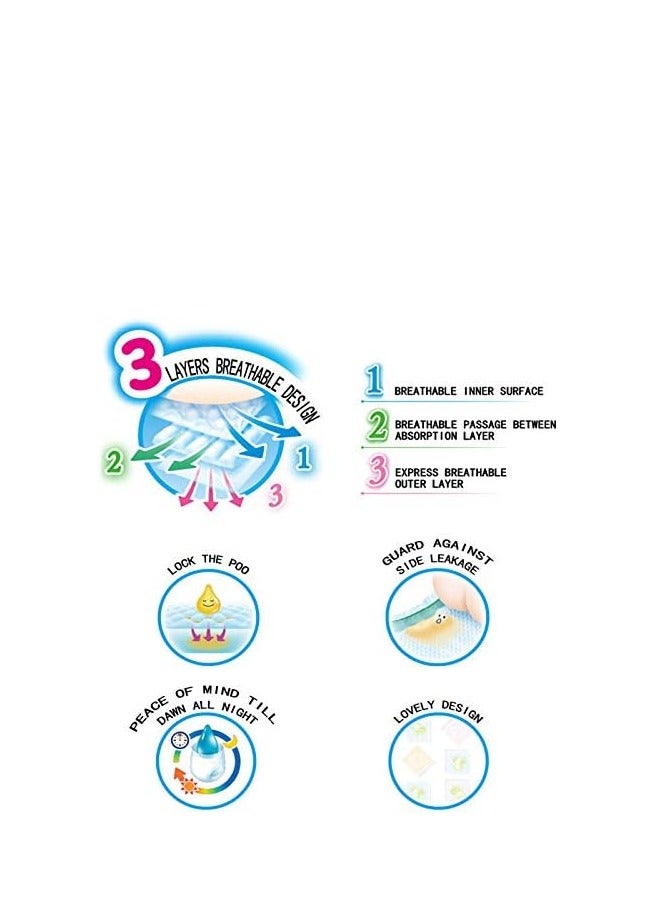 Merries Japanese Flower King Merries Classic Diaper Thin Boys and Girls Pullover Pants L44,9-14KG - Image 2