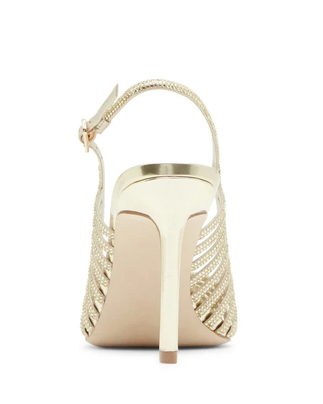 ستيف مادن أحذية ستيف مادن كارلي النسائية الذهبية بكعب