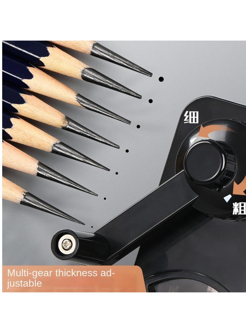 general Sketch pencil hand pencil sharpener alloy multifunctional charcoal pencil sharpener art student pencil sharpener - Image 3
