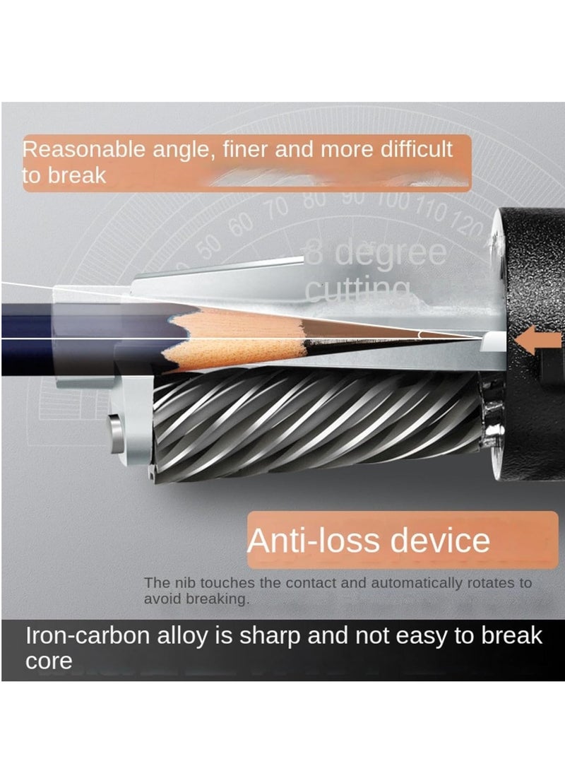 general Sketch pencil hand pencil sharpener alloy multifunctional charcoal pencil sharpener art student pencil sharpener - Image 4