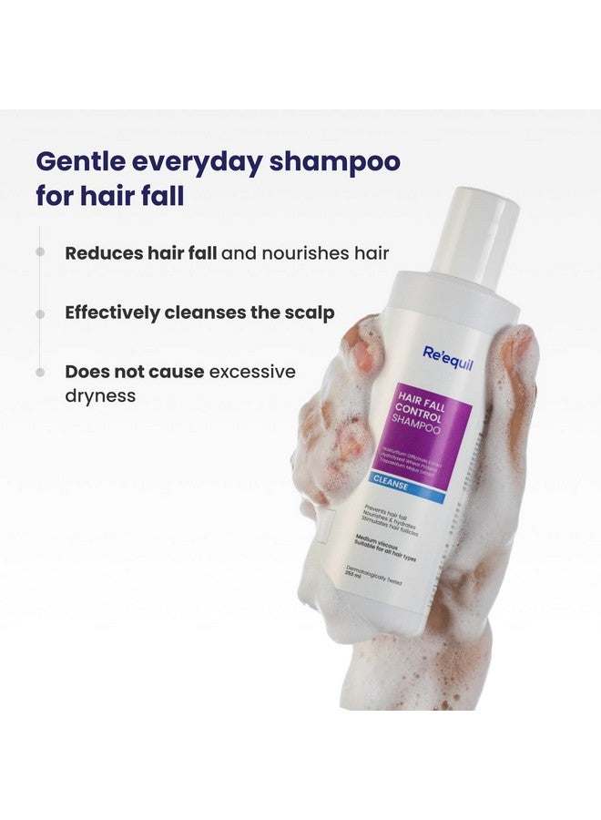 RE' EQUIL Hair Fall Control Shampoo | Reduces Hairfall | Promotes Hair Thickness | All Hair Types | 250Ml - Image 4