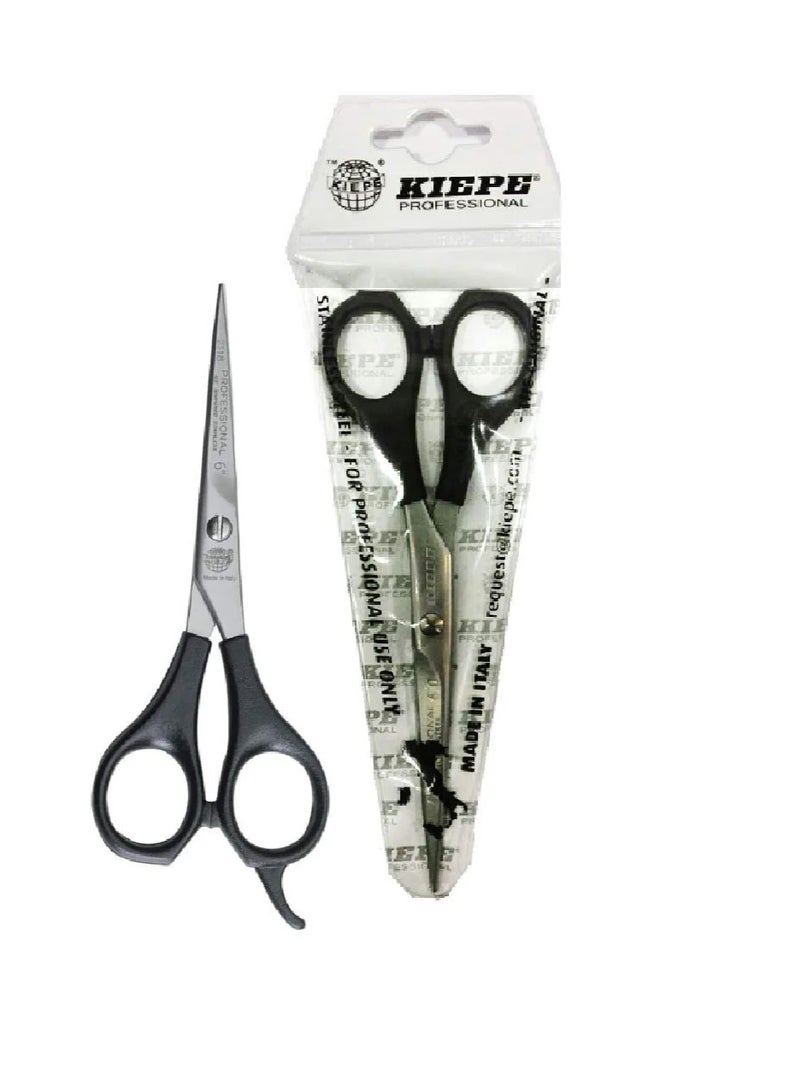 كيبي مقص أسود/فضي بقياس 6 بوصات - Image 2