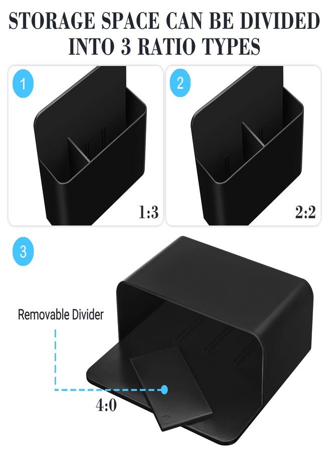 Lidwot Black Strong Magnetic Dry Erase Marker Holders - Pen Holders for Whiteboard, Fridge, Locker, Magnetic Organizer for Office, Kitchen, and School. No Drilling, Nails, or Glue Needed - Image 4