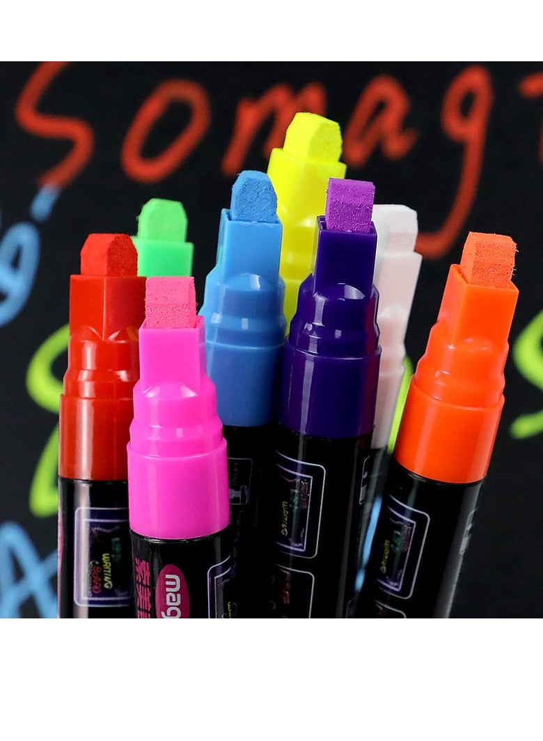 Somagic 8-Piece School Art Painting Chalk Highlighter Pen Set Multicolour - Image 3