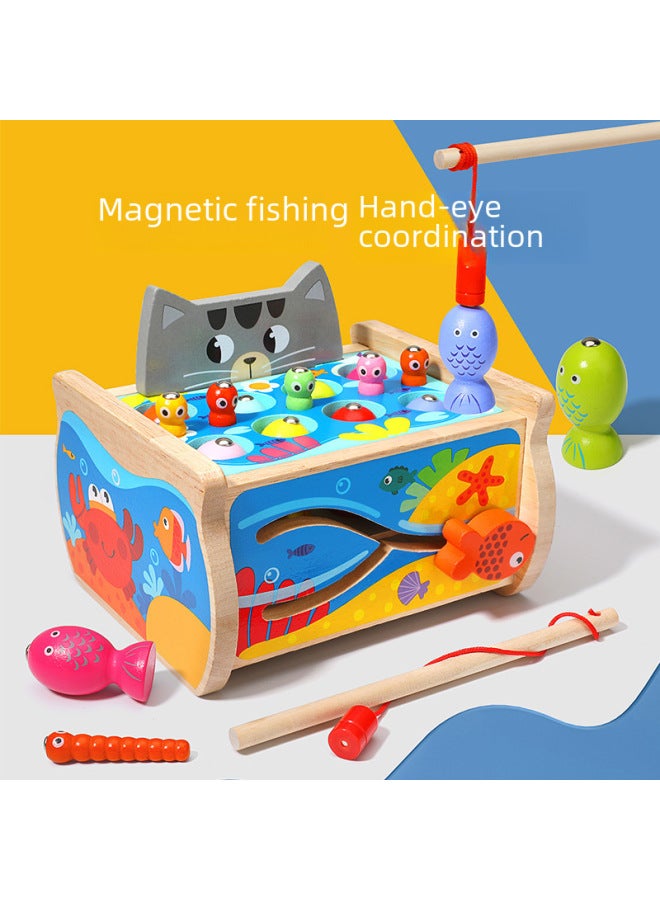 Multi-functional Drag Intelligence Box Baby Toys Educational Early Education Geometric Matching Trailer Intelligence Building Blocks-Color:Cow Pulling Radish 0.7kg - Image 4