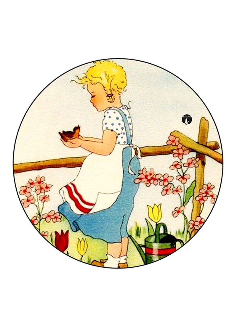 RKN Vintage Art Printed Fridge Magnet Multicolour - Image 2