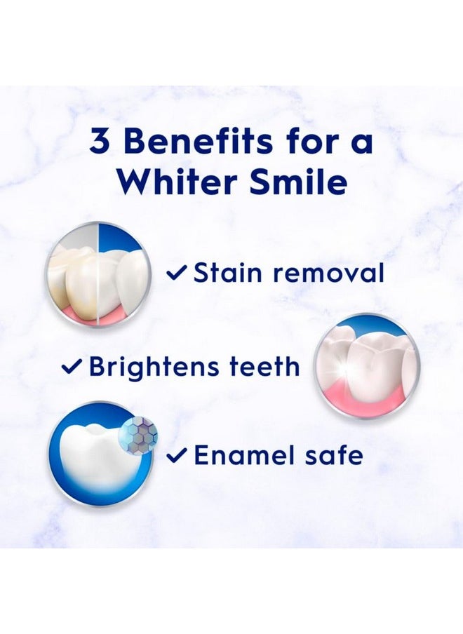 Crest - 3D White Advanced Luminous Mint Teeth Whitening Toothpaste, Crest Toothpaste, 3.7 Oz Pack Of 4 - Helps Remove Surface Stains, Whitens Teeth, Strengthens Tooth Enamel, Protects Against Cavities - Image 1