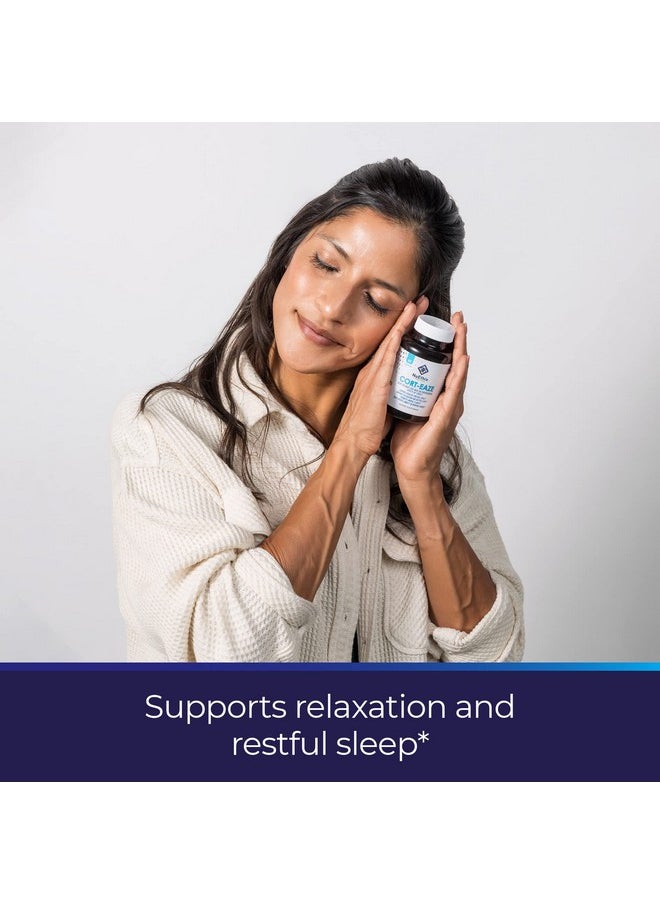 NuEthix Formulations - Corteaze Cortisolcontrol Supplement To Promote Relaxation And Better Sleep 60 Capsules 30 Servings - Image 1
