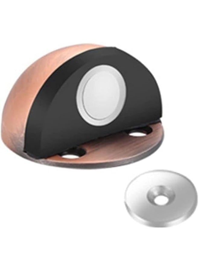 Emerald Magnetic Door Stoppers,No Drill Door Stops Magnetic Floor Mount Door Stopper, Self Adhesive,Protector Door Catch Holder Keep Door Open, -(2 Pack) - Image 1