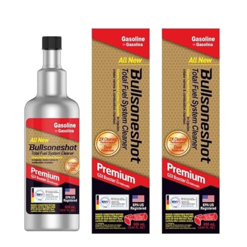 Bullsone عبوة مزدوجة من بولسونشوت منظف نظام الوقود الشامل وملحق الوقود لمحرك البنزين - Image 1